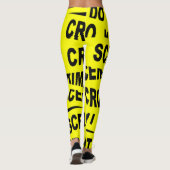 Crime Scene-tape Leggings (Achterkant)