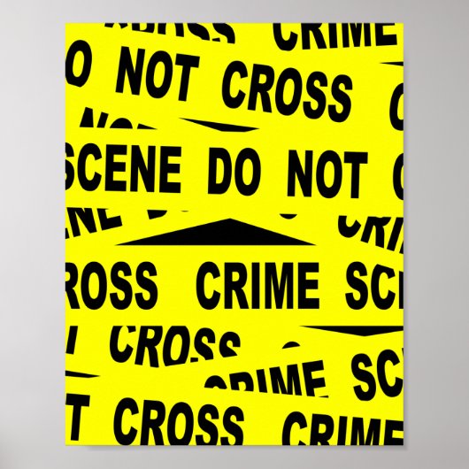 Crime Scene-tape Poster (Voorkant)