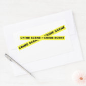 Crime Scene-tape Rechthoekige Sticker (Envelop)