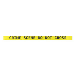 Crime Scene Tape Ribbon Lint