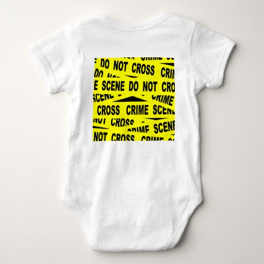 Crime Scene-tape Romper (Achterkant)