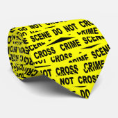 Crime Scene-tape Stropdas (Opgerold)
