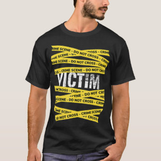 Crime Scene Victime geïnspireerd op Murder Mystery T-shirt