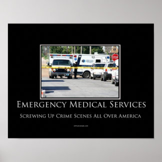 Crime Scenes Motivatie Poster