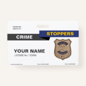 Crime Stoppers-badge Badge (Voorkant)