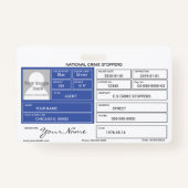 Crime Stoppers-badge Badge (Achterkant)