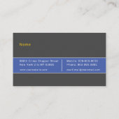 Crime Stoppers Carte de visite (Dos)