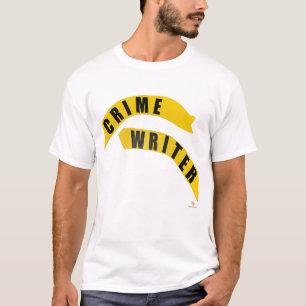 Crime Writer Cheeky Fun Genre Auteur Ontwerp T-shirt