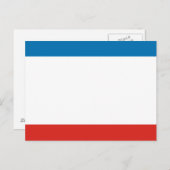 Crimea Flag Briefkaart (Voorkant / Achterkant)