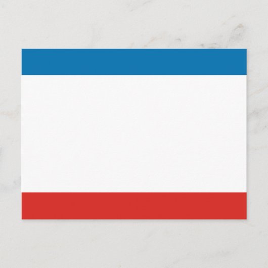 Crimea Flag Briefkaart (Voorkant)