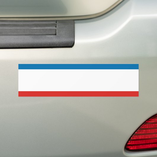 Crimea Flag Bumpersticker (Op auto)