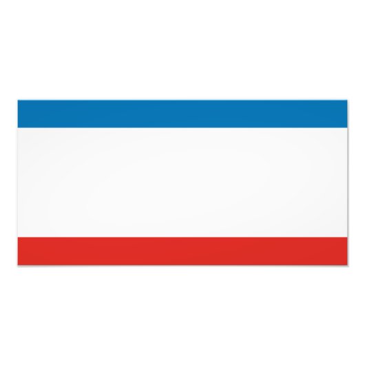 Crimea Flag Foto Afdruk (Voorkant)