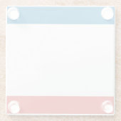 Crimea Flag Glazen Onderzetter (Achterkant)