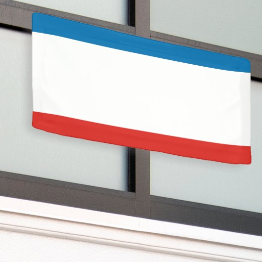 Crimea Flag Spandoek (Buitenkant Gebouw)