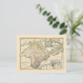 Crimée (Ukraine) Sébastopol Carte de la région 185 (Debout devant)