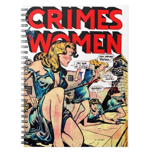 Criminaliteit door vrouwen Jailbreak komieken Notitieboek (Voorkant)