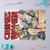 Criminaliteit door vrouwen Jailbreak komieken Tissuepapier (Craft)