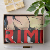 Criminaliteit door vrouwen Jailbreak komieken Tissuepapier (Geschenk)