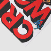 Criminaliteit door vrouwen Jailbreak komieken Tissuepapier (Detail)