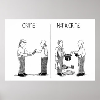 Criminaliteit, geen Poster