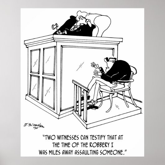 Criminele Cartoon 5495 Poster (Voorkant)