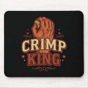 Crimp King Klimmen Boulderen Plezier Muismat