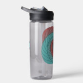 Crimson and Teal Vortex Waterfles (Rechts)