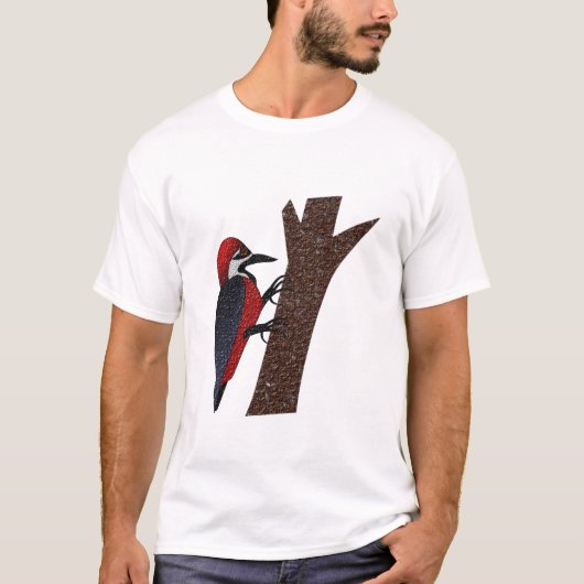 Crimson Bellied Woodpecker T-shirt (Voorkant)