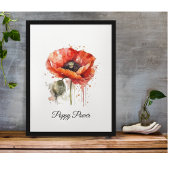 Crimson Bloom, custom Perfect Poster