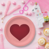 Crimson-bord Papieren Bordje (Feest)