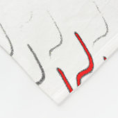 Crimson Brushwave Fleece Blanket Deken (Hoek)