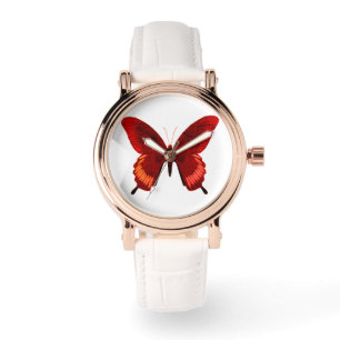 Crimson Butterfly eWatch Horloge