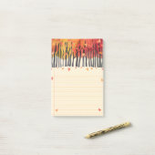 Crimson Canopy Post-it® Notes (Op bureau)