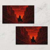 Crimson Canyon Adventure Invitation (Devant / Derrière)
