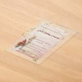 Crimson chuchote 40e anniversaire Invitation acryl (Poser)