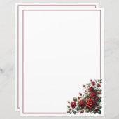 Crimson Corner Bouquet (Voorkant / Achterkant)