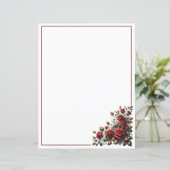 Crimson Corner Bouquet (Staand voorkant)