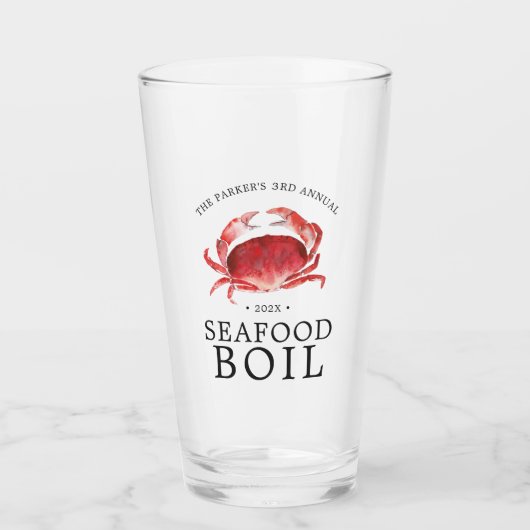 Crimson Crab Boil Glas (Voorkant)