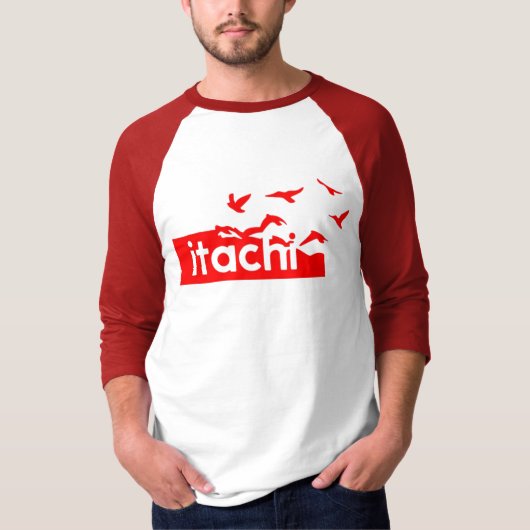 🌑Crimson Crow Warrior T-Shirt (Devant)