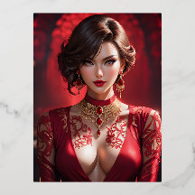 Crimson dragen is een teken van sexy gedrag. Poser