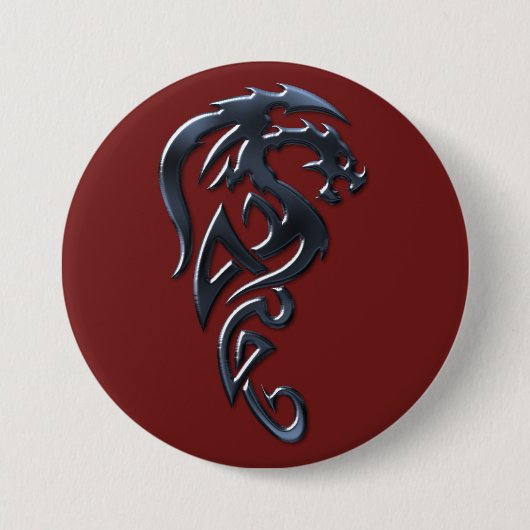 Crimson Dragon Rampant Button (Voorkant)