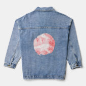 Crimson Echoes Denim Jacket (Achterkant)