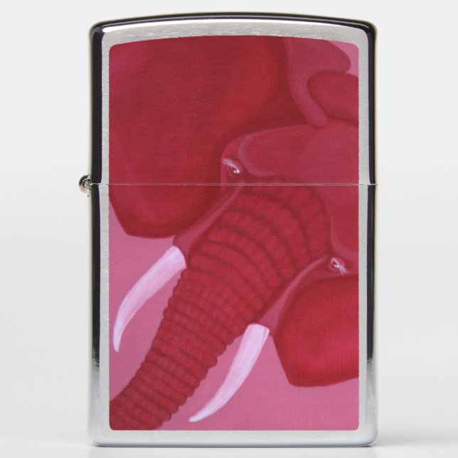Crimson Elephant Zippo (Voorkant)