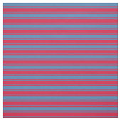 Crimson en Blue Lines Pattern Stof (Swatch)