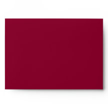 Crimson Envelope met Navy Blue Striped Liner