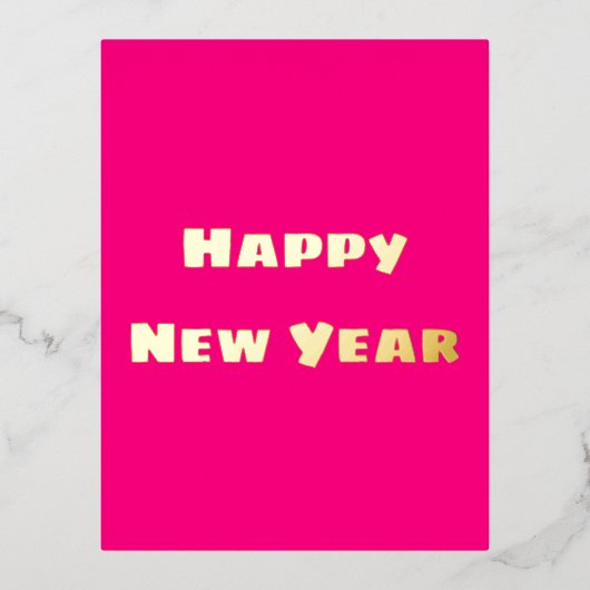 Crimson Festive Bonne Année Carte postale (Recto)