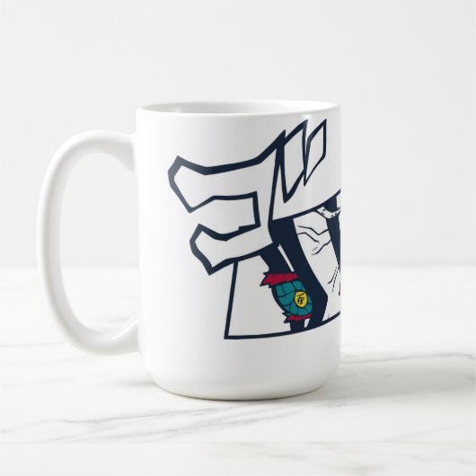 ☕🔥Crimson Fist Café Mug (Gauche)