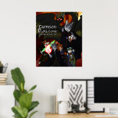 Crimson Flag Poster (Thuiskantoor)