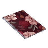 Crimson Floral Notitieboek (Rechterzijde)