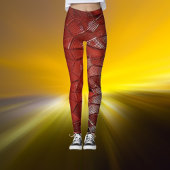 Crimson Flow getextureerde Leggings